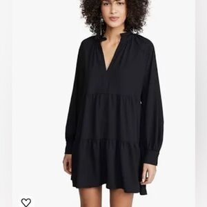 Amanda Uprichard Saffron Dress in Black (XS)